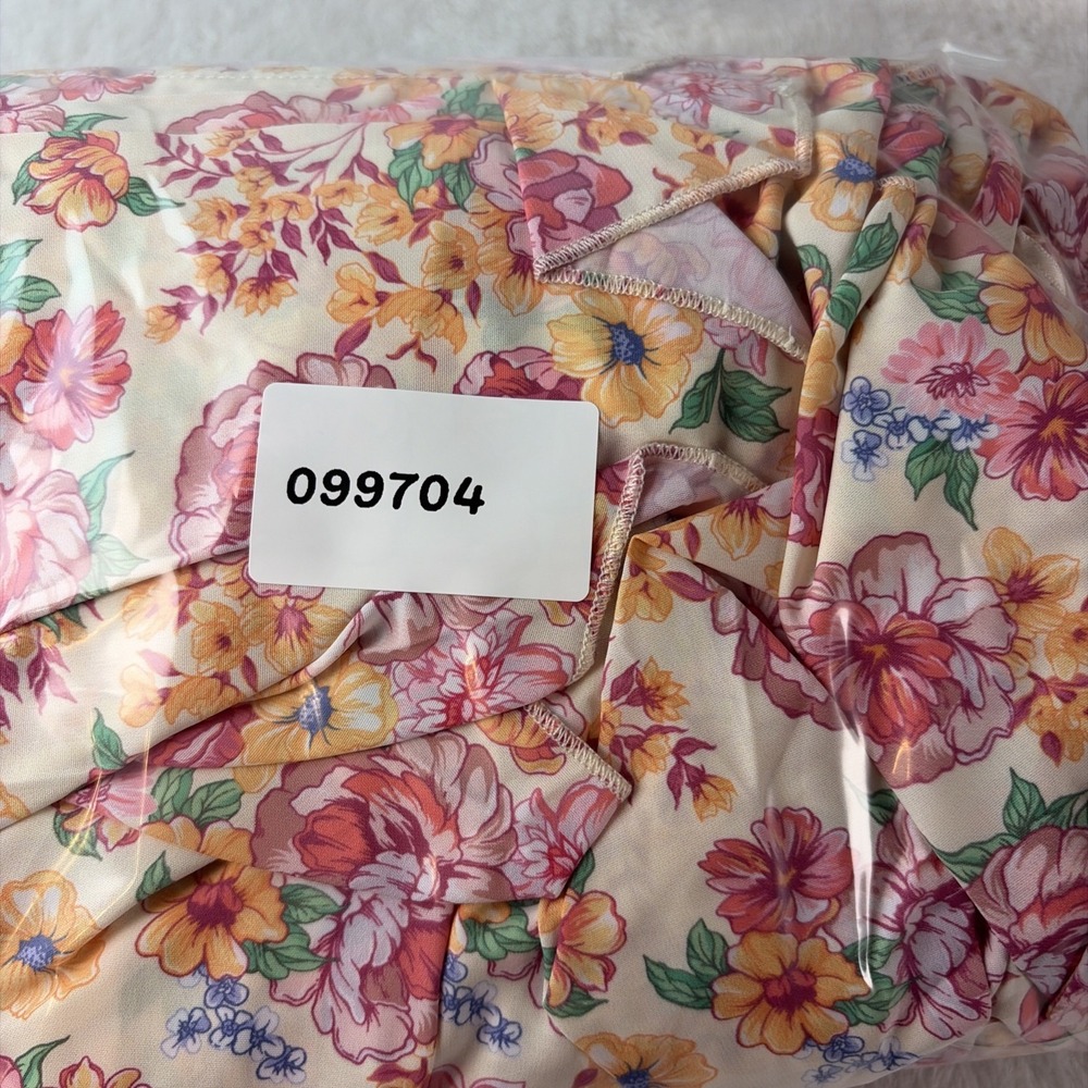 NWT Simply Southern Lucy Floral Tiered Midi Dress Sz XXL Cottagecore Garden - Picture 8 of 8